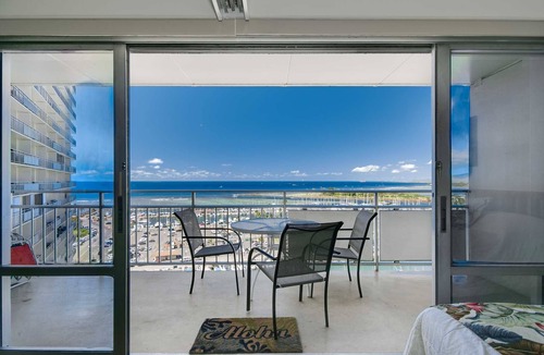 Waikiki Condo | Ilikai 1504 Ocean/Sunset/Marina Views 2 Double Beds, Sofa Bed