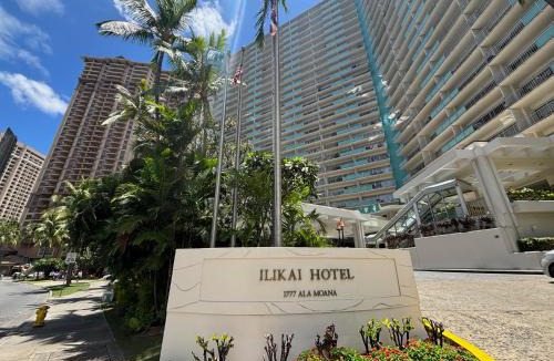 Waikiki House | Ilikai Apt 308 - Spacious Studio with Stunning Ocean & Harbor Views