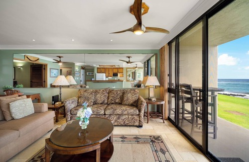 Poipu Condo | Kuhio Shores 113 - Exquisite Ground Floor Unit Right Next To The Ocean