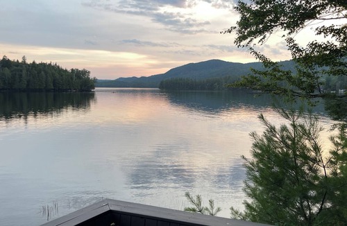 Blue Mountain Lake House | Lakefront 4-bedroom property with spectacular views of Blue Mountain Lake.