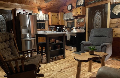 Stratton Cabin | Lakefront Cabin/Hot Tub/Dock Lake Access/Ski Sugarloaf Mountain12mi/Trail Access