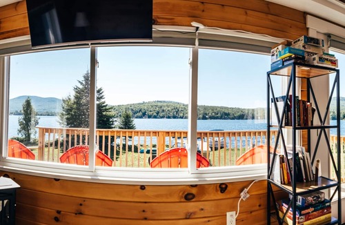 North New Portland House | Lakefront Home w/Dock & Sugarloaf Access on Scenic Porter Lake
