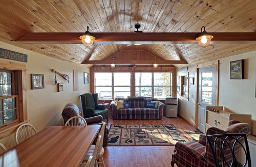 Cherryfield House | Lakefront, sandy cove, feet from water, <1hr from Acadia Nat'l Park, Bar Harbor