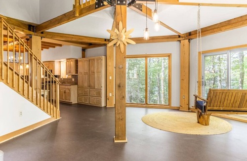 Embden House | Lakeside Winter Wonderland/Ski House by Sugarloaf