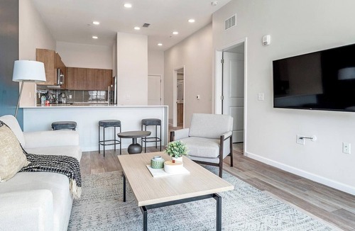 Florida Center Apartment | Landing | Modern 1BD, Yoga Studio, Clubhouse