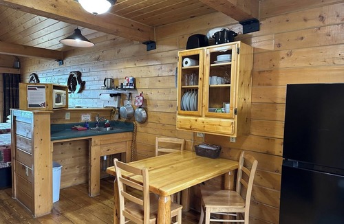 Diamond Ridge Cabin | Loon Cabin - Cozy retreat with bay views, a shared hot tub, and fire pit!