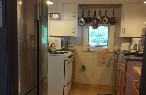 Rangeley House | Loon Camps at Waters Edge - Two cute cottages are connected by a screened porch