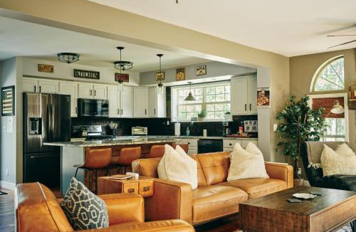 Cairo House | Luxe Catskills Mountain Retreat with Private Pool, Pond, Hot Tub, Fire Pit, Dog Friendly
