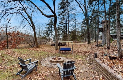 Wisconsin Dells House | Modern Riverfront Home w/gas fireplace, patio, grill, & washer/dryer, Dogs-OK