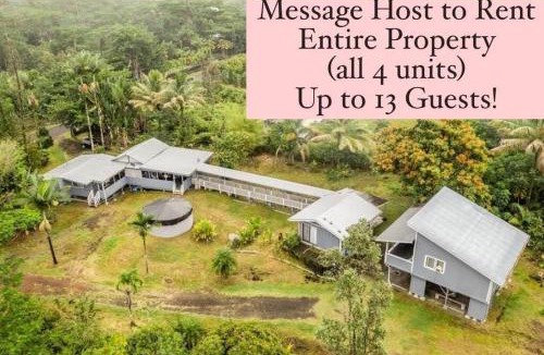 Keaau Apartment | Monstera Bungalow, Spacious, King Bed, Big Kitchen