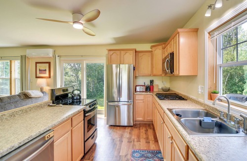 East Central Franklin Cabin | Mountain-View Maine Cabin: Ski, Hike & Bike!