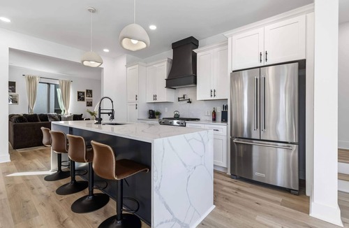 Hurwood Heights House | Nashville double getaway: 2 rooftop hot tubs, mini golf, sleeps 24