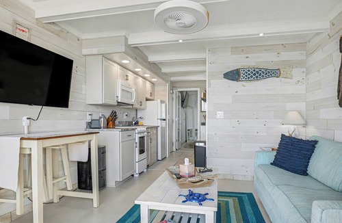 Crescent Beach Condo | 'Newly Remodeled' - Beautiful beach themed Oceanfront Condo on Crescent Beach