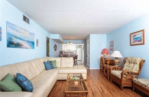 Crescent Beach Condo | OCEAN FRONT! Beautiful views Ground Floor End Unit! Private Dock & boat ramp.