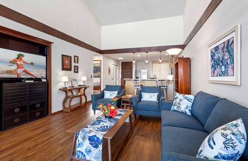 Keauhou Condo | 🏖️Ocean & Golf Course Views | 2 Bdrm with Loft | AC | Private Lanai