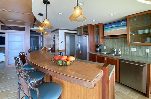 Poipu Apartment | Oceanfront condo w/A/C, elevator, coastline views, lanai, hot tub, pool, tennis