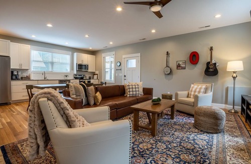 Woodfin Villa | Orange Blossom | Pet Friendly Luxury Asheville Villa with Hot Tub & EV Charger
