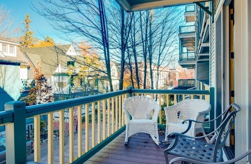 Chautauqua Condo | Originally built in Chautauqua Institution in 1890, the original St. Elmo Hotel building was torn down and rebuilt as a residential condominium. It now offers the convenience of an elevator