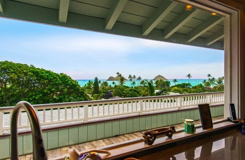 Lanikai House | Penthouse View in coveted Lanikai! 2 bed 1 bathroom.