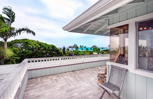 Lanikai House | Penthouse View in coveted Lanikai! 2 bed 1 bathroom.