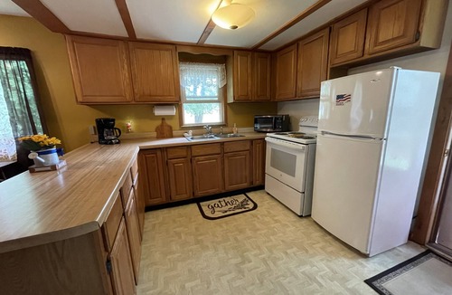 Rumely House | Private Cedar Retreat Secluded Yard Near Pictured Rocks & Munising