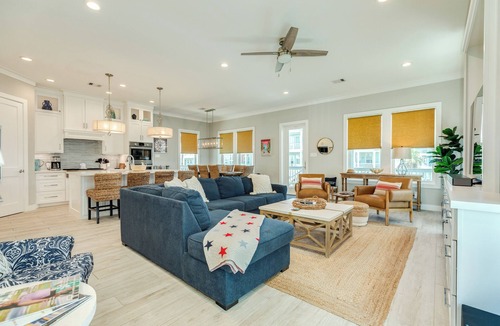 Beachside Village House | Private Home - 2 Living Areas, 4 Decks, Short Walk to Beach, 9 Miles to Downtown