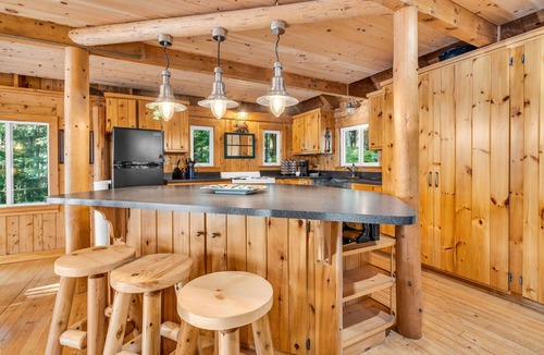 East Hancock Resort | Private Island for family adventure! Cozy cabins, boating, swimming, memories!