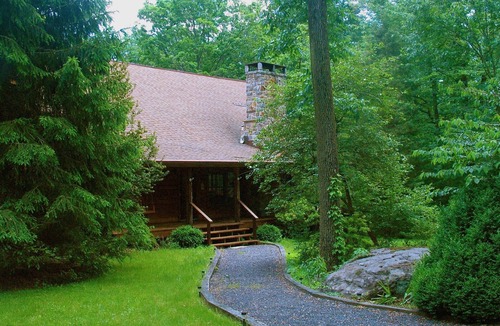 Upper Black Eddy Cabin | Rare private cabin retreat surrounded by 1700 acres of woods, yet close to town.