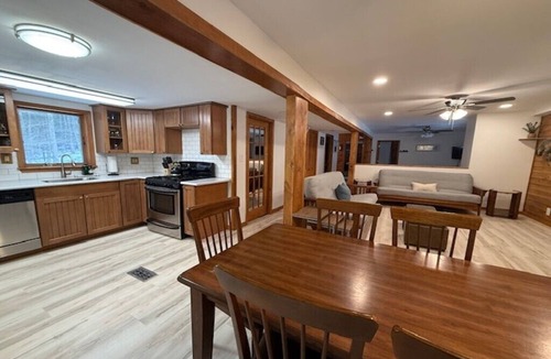 Livingston Manor House | Renovated Creekside Retreat: Fire Pit, Sleeps 13 Near Livingston Manor