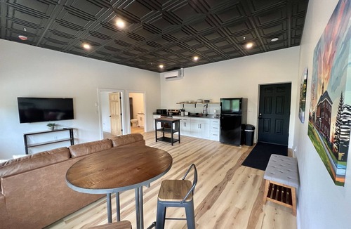 Pittsfield Apartment | RiverBend Loft | Modern Stay Near ATV & Snowmobile Trails