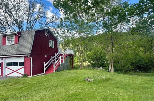 Apalachin House | Rustic Barn Apartment with Mountain and Farm Views, 2-bedroom, 1-bath apartment