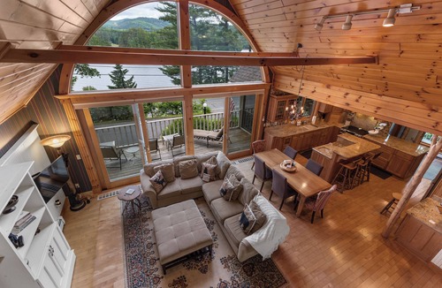 Adirondack House | Schroon Lake Lakefront, Adirondack Home, Private Beach, Sleeps 8, Year Round