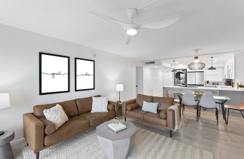 Satellite Beach Condo | Seaside Escape – Ground-Floor Condo with Panoramic Ocean Views, Steps to Beach & Pool 🏝️