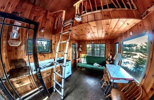 Glenfield Cabin | Secluded and Off-Grid, Pet Friendly Cabin on Private Pond in Glenfield, New York