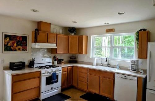 Mariaville House | Serene Lakeside Cabin with Fire Pit, Waterfront Retreat Near Graham Lake, Mariaville Maine
