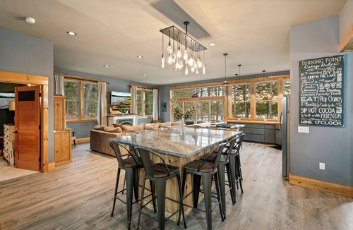Franklin House | Spacious 5-Bedroom -Hot Tub, MDI, Lake front, Fire pit, Game Room, Dog Friendly!