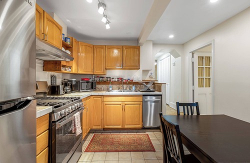 Hoboken Apartment | Spacious Apartment Steps From NYC, Private Yard