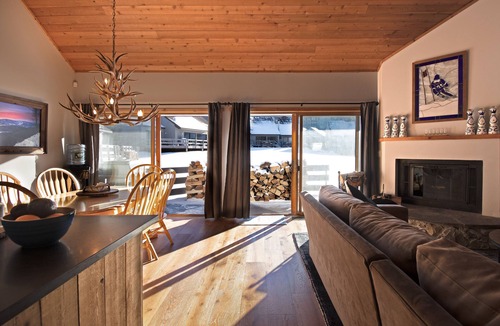 Windham House | Steps away from the magic carpet that brings you right to the lodge!