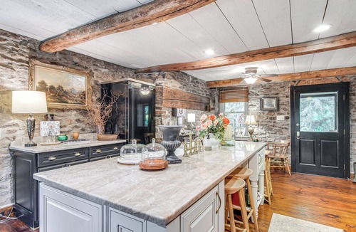 Kintnersville Cottage | Steps to Delaware Canal: Enchanting Stone Cottage!