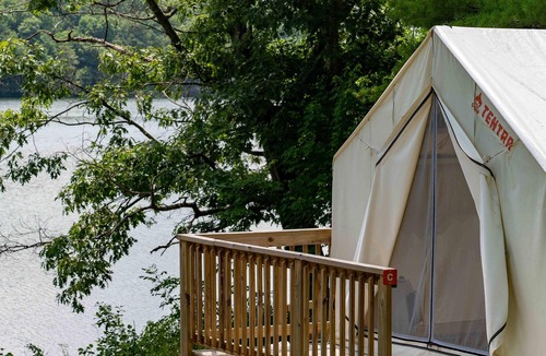 Ancram RV Rental | Tentrr State Park Site - Lake Taghkanic Lakeside Single - Site C