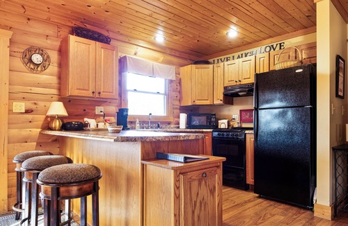 Dubuque Cabin | The Aster Cabin. 10 Minutes from Downtown Dubuque. Lorelei Cabin Collection