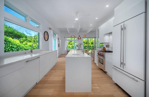 Kalihiwai House | THE SUGAR HOUSE! Luxury Anini Beach Home, Steps to the Beach! TVR4219