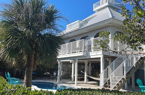 Cape Haze House | Tranquil Beach Cottage with Private Heated Pool on Secluded Palm Island