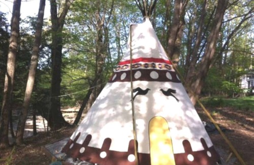 Saugerties RV Rental | Unique and Off-The-Grid Tipi Rental on Chloe's Lake in Saugerties, New York