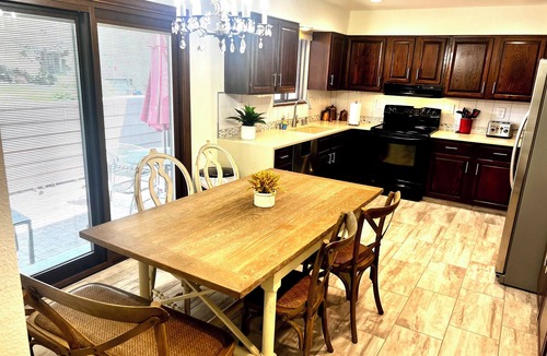 Northeast Colorado Springs House | Wooded Retreat Hot Tub. Private Arcade, Yard Games, Sleeps 12 , 7 Beds, 2Kings