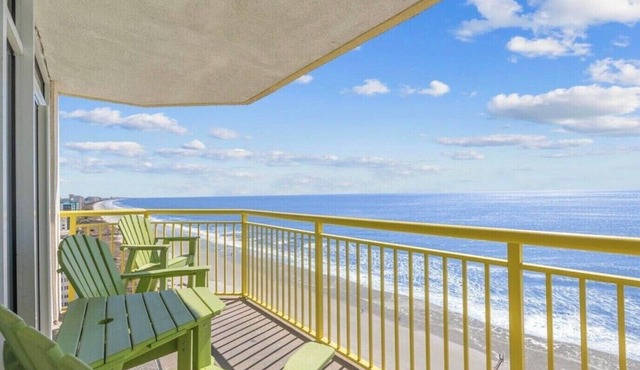 Amazing 18th Floor Beachfront Corner Unit! Stunning 2 Balconies! BayWatch Resort