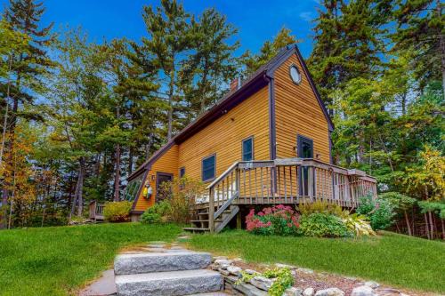 Appalachee Pond Waterfront Cottage | Decks, Sunroom, Dock with Kayaks & Canoe