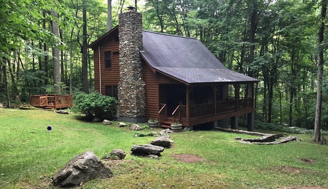 Cozy Cabin with Fireplace, 2 Bedrooms & 2 Queen Size Couch Beds!