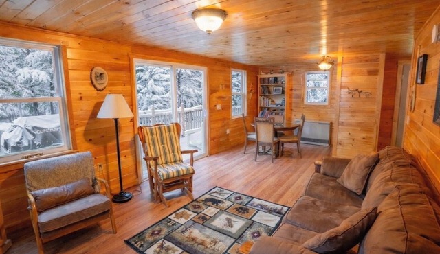 Cozy Lakefront Cabin Winter Escape on Sebec Lake