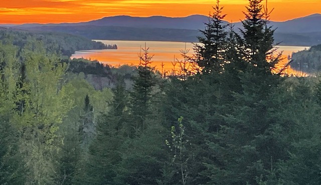 Cozy Mountain Home Overlooking the Beautiful Rangeley Lake